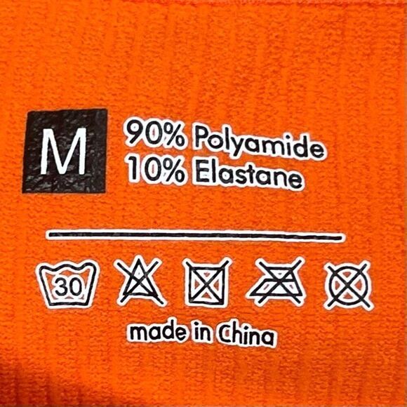 Women’s Flex Rib Crop Top Matching Shorts Set Medium - Picture 3 of 12